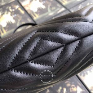 Túi xách Gucci nữ màu đen logo GG rep 1:1 chính hãng - Ảnh 7