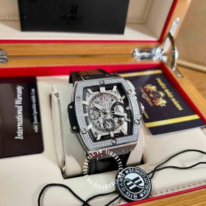 Đồng hồ Hublot Fake 1:1 Spirit Of Big Bang 601.NX.0173.LR.1104 Diamond - Ảnh 4