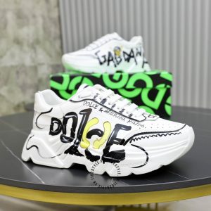 Sneaker Dolce & Gabbana trắng phối hoạ tiết nhiều màu hàng hiệu - Ảnh 6