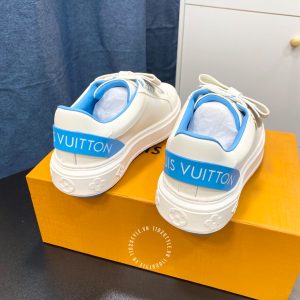 Giày sneaker Louis Vuitton màu trắng lót xanh cao cấp hàng hiệu - Ảnh 7