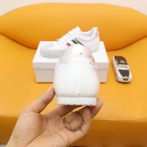 Giày sneaker D&G màu trắng phối hoạ tiết kẻ sọc replica 1:1 - Ảnh 4