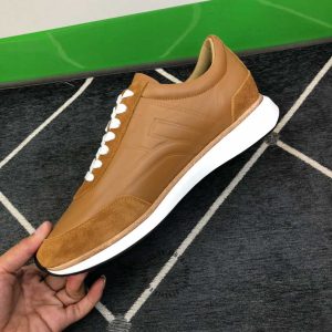 Giày thể thao Hermes màu nâu phiên bản replica 1:1 chính hãng - Hình ảnh 4