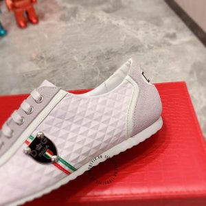 Giày Dolce & Gabbana sneaker da sần màu tím pastel replica 1:1 - Ảnh 8