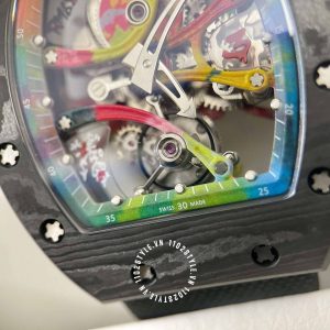 Đồng hồ Richard Mille 1 1 RM 68-01 Tourbillon Cyril Kongo Carbon - Ảnh 11