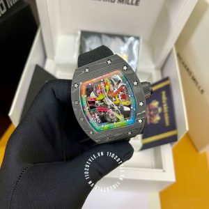 Đồng hồ Richard Mille 1 1 RM 68-01 Tourbillon Cyril Kongo Carbon - Ảnh 8