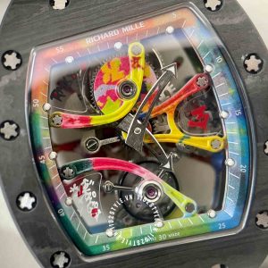 Đồng hồ Richard Mille 1 1 RM 68-01 Tourbillon Cyril Kongo Carbon - Ảnh 15