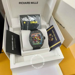 Đồng hồ Richard Mille 1 1 RM 68-01 Tourbillon Cyril Kongo Carbon - Ảnh 2