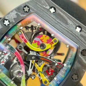 Đồng hồ Richard Mille 1 1 RM 68-01 Tourbillon Cyril Kongo Carbon - Ảnh 18