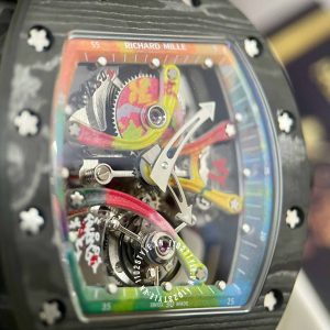 Đồng hồ Richard Mille 1 1 RM 68-01 Tourbillon Cyril Kongo Carbon - Ảnh 12