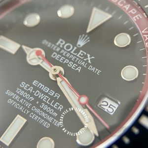 Đồng hồ Rolex Sea-Dweller DeepSea Black Ceramic Replica 1:1 - Hình ảnh 9