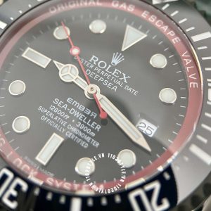 Đồng hồ Rolex Sea-Dweller DeepSea Black Ceramic Replica 1:1 - Hình ảnh 11