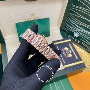 Đồng hồ Rolex Rep 1 1 Day-Date 228345RBR-0006 Chocolate - Ảnh 14