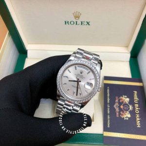 Đồng hồ Rolex 1.1 Day-Date M128238 Diamond White Dial - Ảnh 3