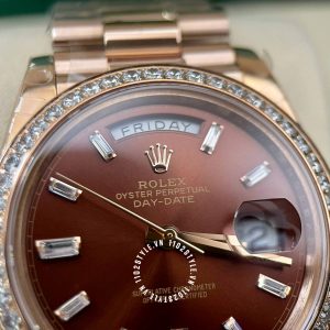 Đồng hồ Rolex Rep 1 1 Day-Date 228345RBR-0006 Chocolate - Ảnh 24