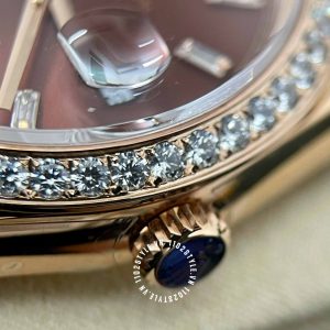 Đồng hồ Rolex Rep 1 1 Day-Date 228345RBR-0006 Chocolate - Ảnh 19