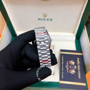 Đồng hồ Rolex 1.1 Day-Date M128238 Diamond White Dial - Ảnh 9