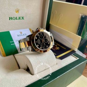 Đồng hồ Rolex Rep 1 1 Cosmograph Daytona 116523 mặt số đen - Ảnh 7