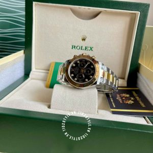 Đồng hồ Rolex Rep 1 1 Cosmograph Daytona 116523 mặt số đen - Ảnh 5