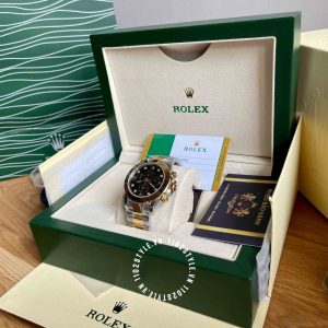Đồng hồ Rolex Rep 1 1 Cosmograph Daytona 116523 mặt số đen - Ảnh 2