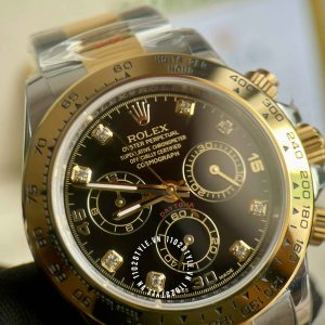 Đồng hồ Rolex Rep 1 1 Cosmograph Daytona 116523 mặt số đen - Ảnh 15