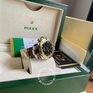 Đồng hồ Rolex Rep 1 1 Cosmograph Daytona 116523 mặt số đen - Ảnh 8