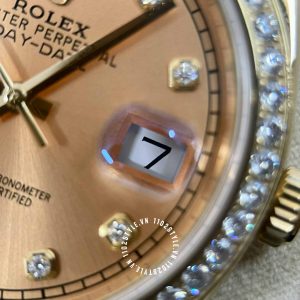 Đồng hồ Rolex máy ETA 2836 128348RBR DayDate bọc vàng 75% - Ảnh 16