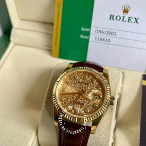 Đồng hồ Rolex giá tốt Datejust 16233 Computer Dial Gold 18K - Ảnh 5