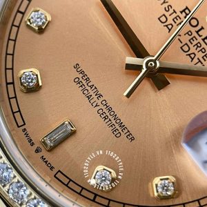 Đồng hồ Rolex máy ETA 2836 128348RBR DayDate bọc vàng 75% - Ảnh 17