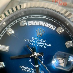 Đồng hồ Rolex Rep 1:1 Day-Date 128239 Blue Graduated - Ảnh 16