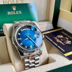 Đồng hồ Rolex Rep 1:1 Day-Date 128239 Blue Graduated - Ảnh 3