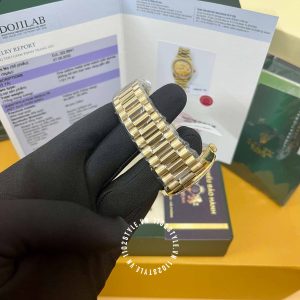 Đồng hồ Rolex máy ETA 2836 128348RBR DayDate bọc vàng 75% - Ảnh 9
