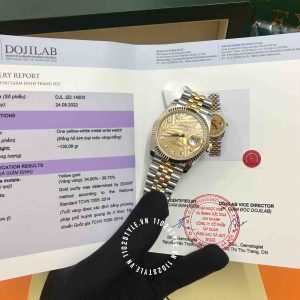 Đồng hồ Rolex giá tốt Datejust 36 126233 Palm Dial Replica 1:1 - Ảnh 2