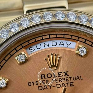 Đồng hồ Rolex máy ETA 2836 128348RBR DayDate bọc vàng 75% - Ảnh 14