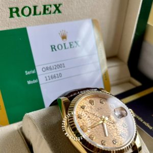 Đồng hồ Rolex giá tốt Datejust 16233 Computer Dial Gold 18K - Ảnh 6