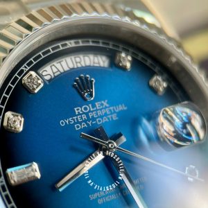 Đồng hồ Rolex Rep 1:1 Day-Date 128239 Blue Graduated - Ảnh 10