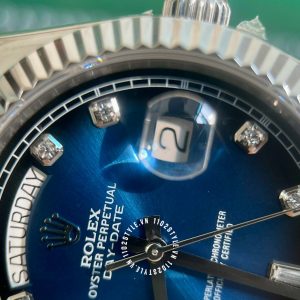 Đồng hồ Rolex Rep 1:1 Day-Date 128239 Blue Graduated - Ảnh 11
