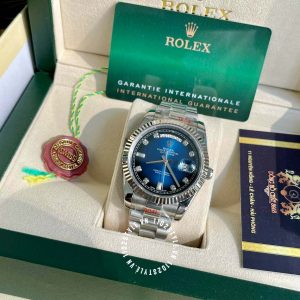 Đồng hồ Rolex Rep 1:1 Day-Date 128239 Blue Graduated - Ảnh 5