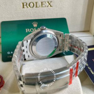 Đồng hồ Rolex Replica 1:1 Datejust Black Diamond Dial - Ảnh 10