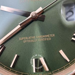 Đồng hồ Rolex giá tốt Day-Date mặt xanh Green 40mm cao cấp - Ảnh 12