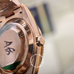 Đồng hồ Rolex giá tốt Day-Date mặt xanh Green 40mm cao cấp - Ảnh 19