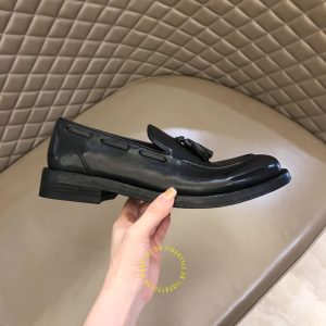 Giày fake loại 1 Loafer Dior nam da mềm màu đen giá ưu đãi - Hình ảnh 7
