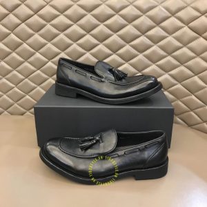Giày fake loại 1 Loafer Dior nam da mềm màu đen giá ưu đãi - Hình ảnh 4