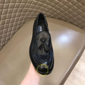 Giày fake loại 1 Loafer Dior nam da mềm màu đen giá ưu đãi - Hình ảnh 6