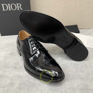 Giày hàng hiệu Dior Brogue nam da xịn màu đen cao cấp - Ảnh 4