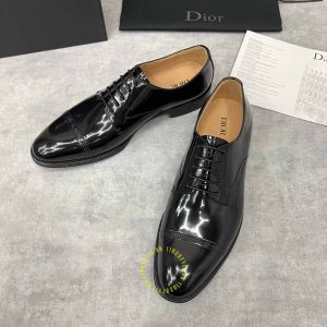 Giày hàng hiệu Dior Brogue nam da xịn màu đen cao cấp - Ảnh 3