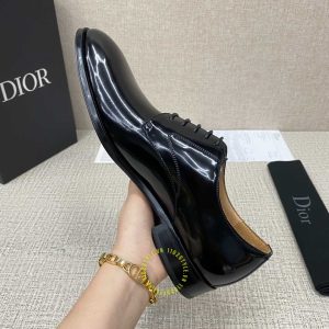 Giày hàng hiệu Dior nam da xịn màu đen giá ưu đãi nhất - Ảnh 8
