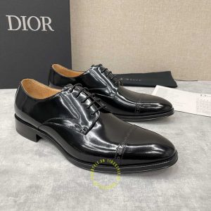 Giày hàng hiệu Dior Brogue nam da xịn màu đen cao cấp - Ảnh 2