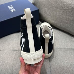 Sneaker Boot Dior hàng hiệu màu đen dây trắng giá tốt - Hình ảnh 8