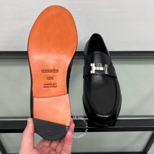 Giày Loafer Hermes nam logo chữ H phiên bản cao cấp hàng hiệu - Hình ảnh 8