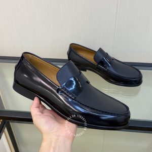 Giày Loafer Hermes nam cải da bóng cao cấp - Ảnh 4